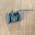 Pn16 Forged Carbon Steel A105 Flange Connection End Ball Valve